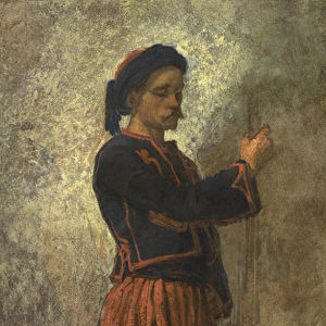 A Zouave, 1856-62 (oil on canvas)