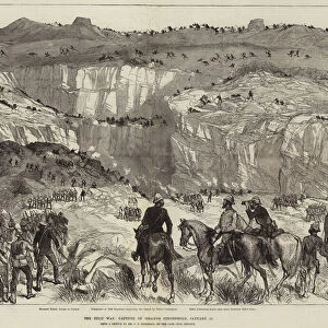 The Zulu War, Capture of Sirayos Stronghold, 12 January (engraving)