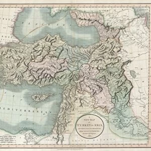1801, Cary Map of Turkey, Iraq, Armenia and Sryia, John Cary, 1754 - 1835, English cartographer