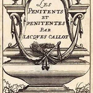 Abraham Bosse (French, 1602 - 1676), Frontispiece for Callots The Penitents"