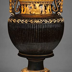 Attic Red-Figure Dinoid Volute Krater and Stand