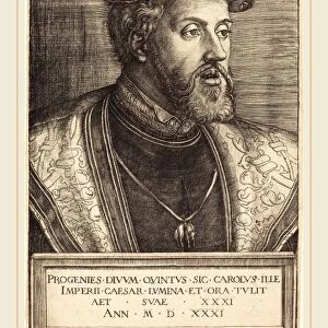 Barthel Beham (German, 1502-1540), Emperor Charles V, 1531, engraving