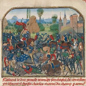 The Battle before Roussillons Castle