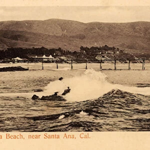 Beaches California Bridges Santa Ana 1905 Laguna Beach