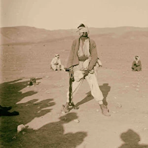 Bedouin man blindfolded game 1898 Bedouin nomadic Arab