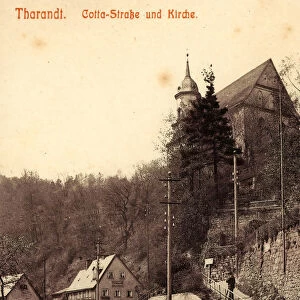 Bergkirche Tharandt 1903 Landkreis Sachsische Schweiz-Osterzgebirge