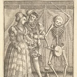 Bridal pair Dance Death 1651 Etching second state