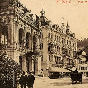 Buildings Karlovy Vary Carriages 1908 Karlovy Vary Region