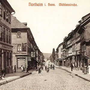 Buildings Northeim 1907 Lower Saxony MühlenstraBe
