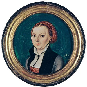 Capsule portrait Katharina von Bora wife Martin Luther