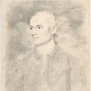 Captain Downman artist brother ca 1776 Black chalk