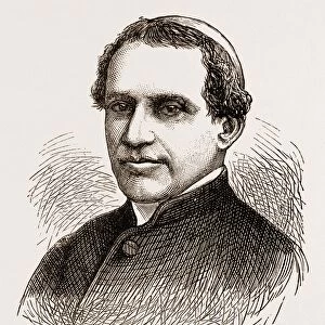 Cardinal Antonelli, Engraving 1873, Italy