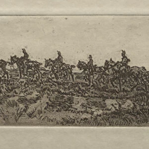 Cavalry Scene George Hendrik Breitner Dutch 1857-1923