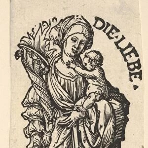 Charity Die Liebe Seven Virtues Woodcut third state