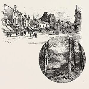Chester-Le-Street (Top); Distant View of Lambton Castle (Bottom)