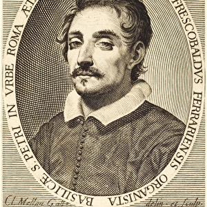 Claude Mellan (French, 1598 - 1688), Girolamo Frescobaldi, 1619, engraving on laid paper