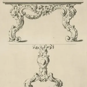 Auricular Style Console Table Print, 1655