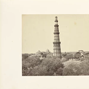 Delhi Kutub Minar Surrounding Ruins East Samuel Bourne
