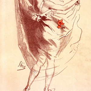 Design for Maitres de l Poster. Cheret, Jules, 1836-1932, French painter