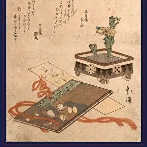 FukujusAc tosa nikki shiori, FukujusAc (Adonis plant): Tosa diary bookmark. Totoya