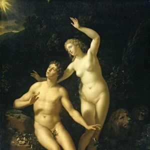 God Holds Adam and Eve Responsible, Adriaen van der Werff, 1717