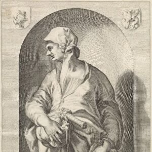 Greed (Avaritia), Jacob Matham, Franco Estius, 1593