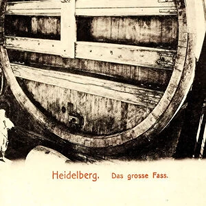 GroBes Fass Heidelberg 1898 Baden-Württemberg