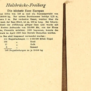 Halsbrücker Esse Texts 1904 Landkreis Mittelsachsen