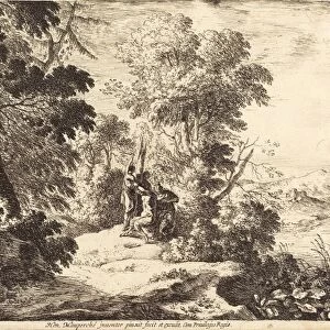 Henri Mauperche (French, c. 1602 - 1686), The Flaying of Marsyas, etching