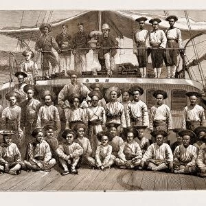 The Impending War between France and China, 1883: Foreign-Drilled Crew of a Chinese