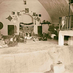 interior Arab Christian home 1898 Middle East