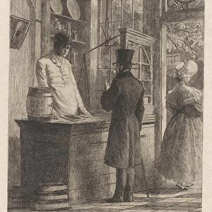 Interior of a shop, Willem Steelink (II), 1866 - 1928