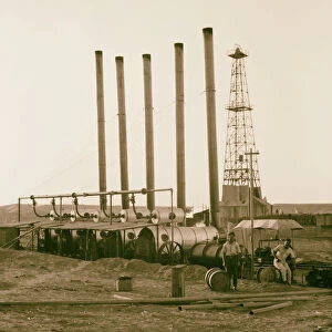 Iraq Oil wells camp Iraq Petroleum Company 5 miles