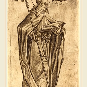 Israhel van Meckenem after Master E. S. (German, c. 1445-1503), Saint Philip, c. 1470-1480
