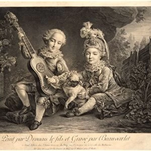 Jacques Firmin Beauvarlet (French, 1731-1797) after Jean-Germain Drouais (French