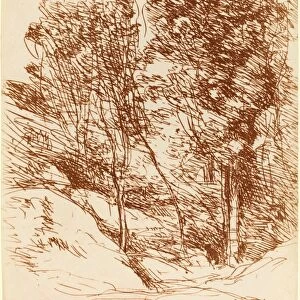 Jean-Baptiste-Camille Corot (French, 1796 - 1875), Souvenir of the Sole Valley (Souvenir