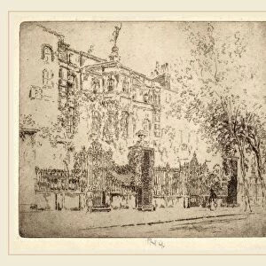Joseph Pennell, Rossettis House, American, 1857-1926, 1906, etching