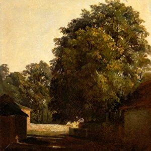 Landscape with Chestnut Tree, Peter DeWint, 1784-1849, British