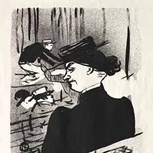 Le Cafe-concert Une Spectatrice 1893 Henri de Toulouse-Lautrec