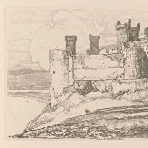 Liber Studiorum Plate 25 Harlech Castle N Wales