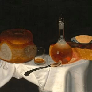Still Life of Bread, Butter and Cheese, George Smith, 1714-1776, British