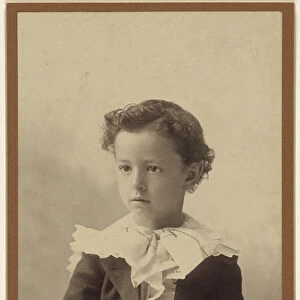 little boy seated Butler American active 1880s