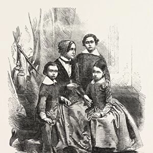 Madame Kossuth and her Children