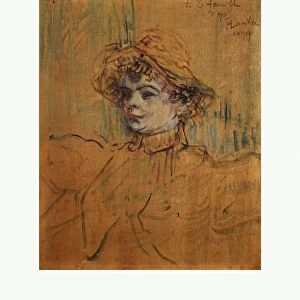Mademoiselle Nys 1899 Oil unprimed wood 10 5 / 8 x 8 5 / 8