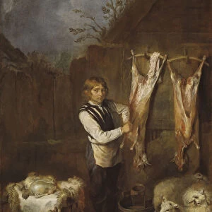 Manner David Teniers Younger Sheep Butcher Sheep butcher