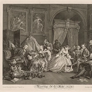 Marriage a la Mode Toilet Scene 1745 William Hogarth