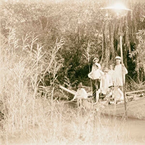 Matson family group picnicing Auja River North