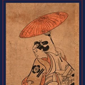 Matsumoto kyAczou, Onnagata Matsumoto HyAczo. Torii, Kiyonobu, 1664-1729, artist, [ca