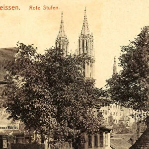 Meissen Cathedral Buildings MeiBen 1908