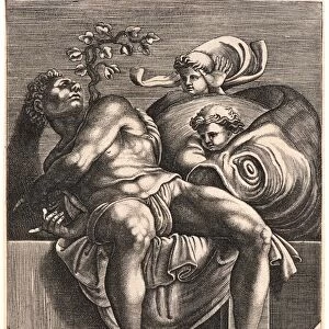 Michelangelo Buonarroti (Italian, 1475 - 1564). The Prophet Jonah, late 16th century
